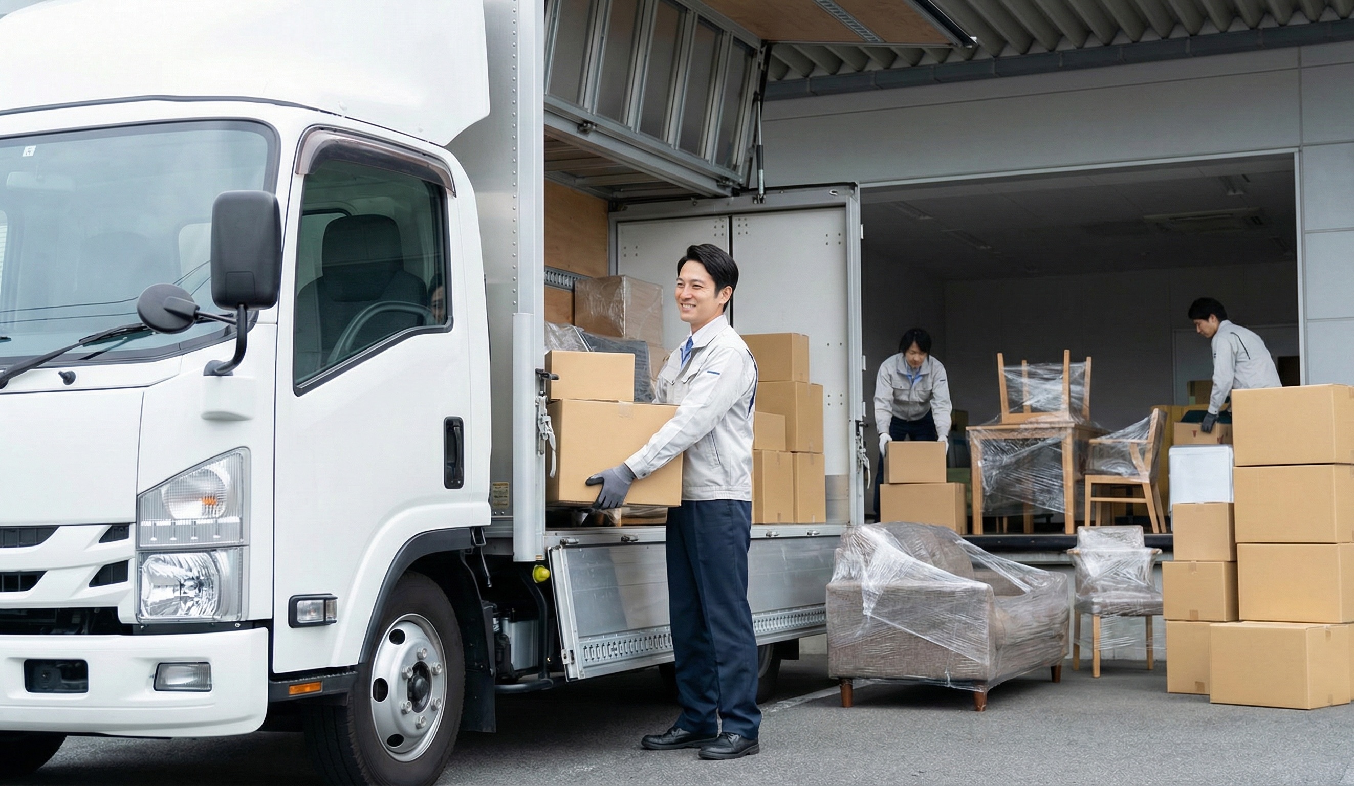 アートセッティングデリバリー株式会社 東京都大田区平和島6-1-1アートセッティングデリバリー(株)　羽田支店の正社員 中型トラックドライバーの求人情報イメージ1