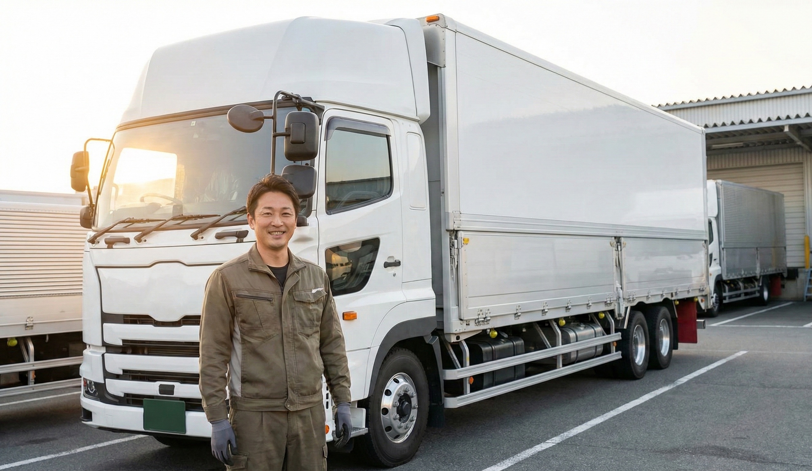 正社員 大型トラックドライバー求人イメージ