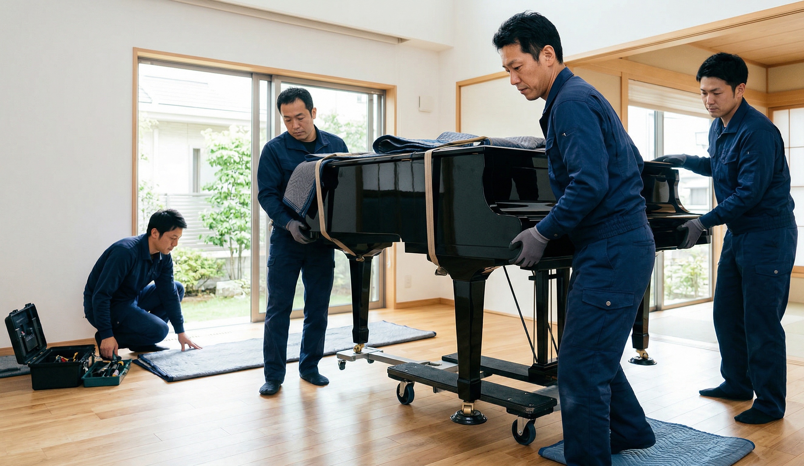 池田ピアノ運送株式会社 東京都府中市白糸台3-20-10東京西営業所の正社員 小型トラックドライバー求人イメージ