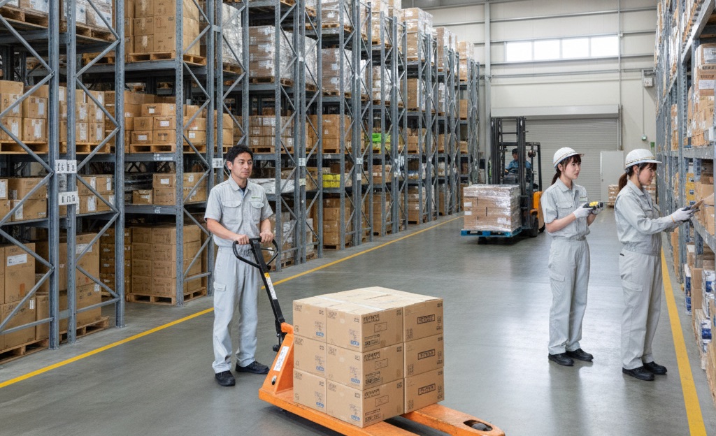 株式会社トーヨー 東京都大田区平和島2-1-1京浜トラックタ-ミナル3号棟 株式会社トーヨー 東京貨物センターの契約社員 倉庫作業員求人イメージ