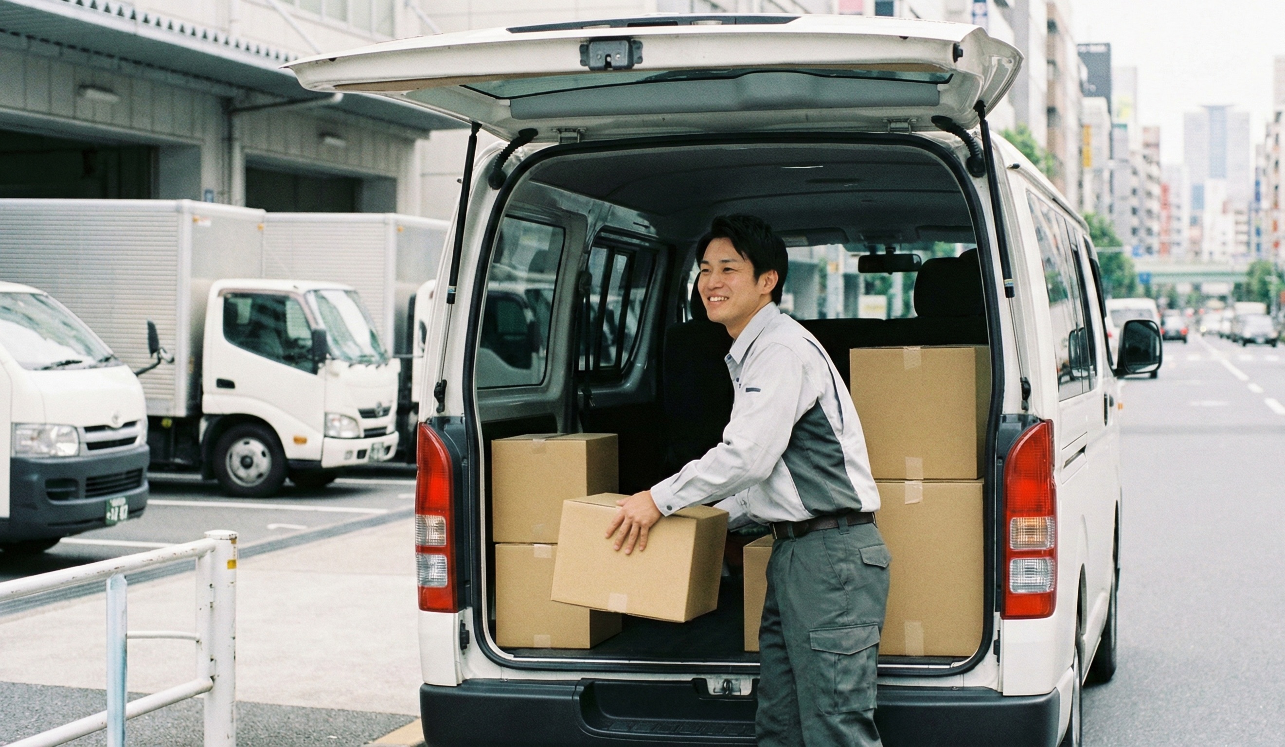 東京三八五流通株式会社（三八五流通グループ） 栃木県栃木市岩舟町静戸469-1東京三八五流通株式会社　テクニカルセンター関東の正社員 ワンボックスドライバー求人イメージ