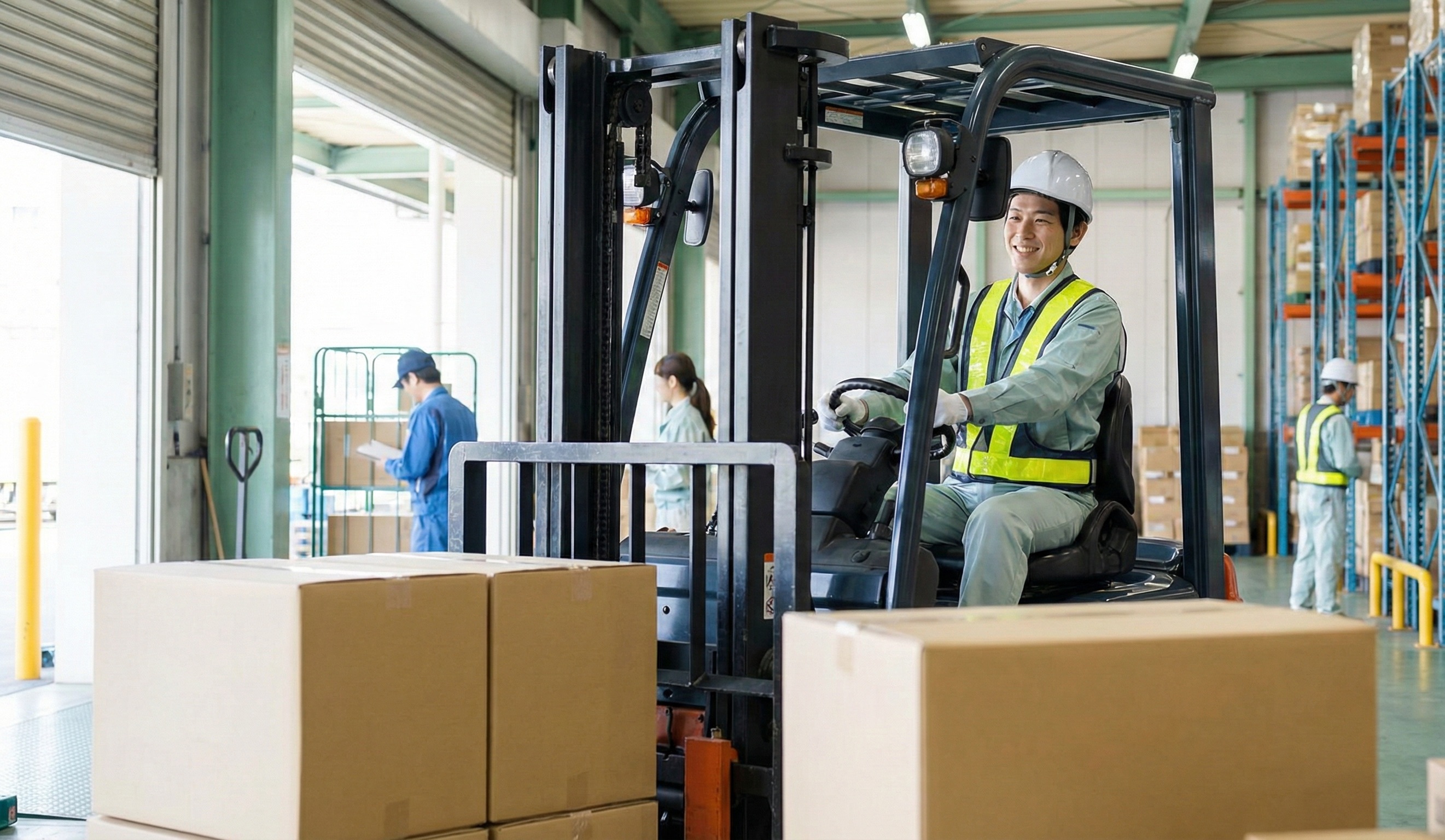 丸久運輸株式会社 大阪府茨木市東福井4-23-1大手物流センター内の正社員 フォークリフトオペレーター求人イメージ