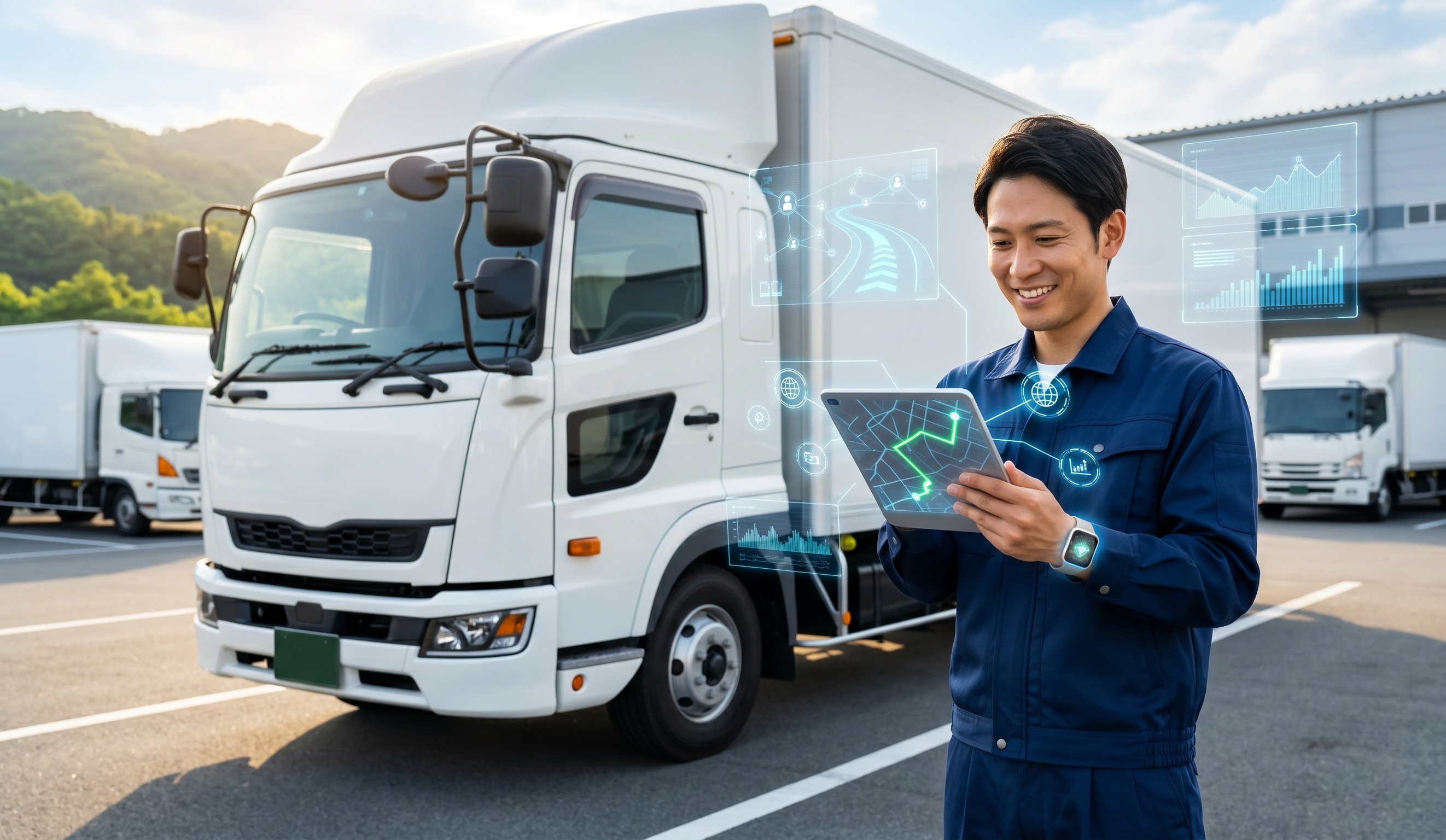 AIで激変！これからのトラックドライバーは「きつい」から「スマート」へ進む時代！【未来の転職ガイド】