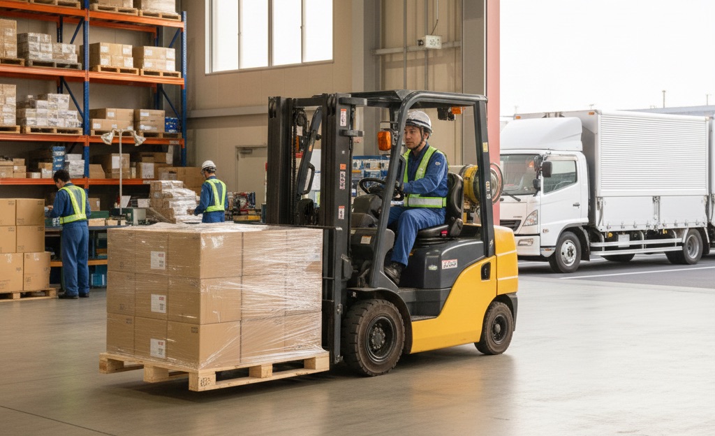 株式会社ロジネットジャパン東日本 東京都大田区京浜島3丁目3番12号株式会社ロジネットジャパン東日本　京浜島倉庫の正社員 フォークリフトオペレーター 倉庫作業員求人イメージ