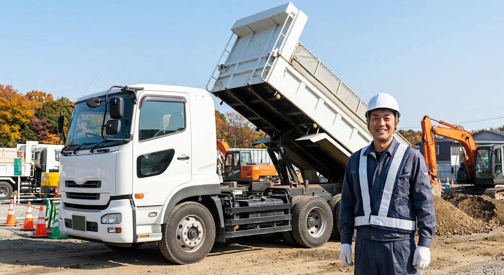 ダンプドライバーの給料事情と仕事内容を徹底解説！手積みなしで長く稼げる転職のコツとは？
