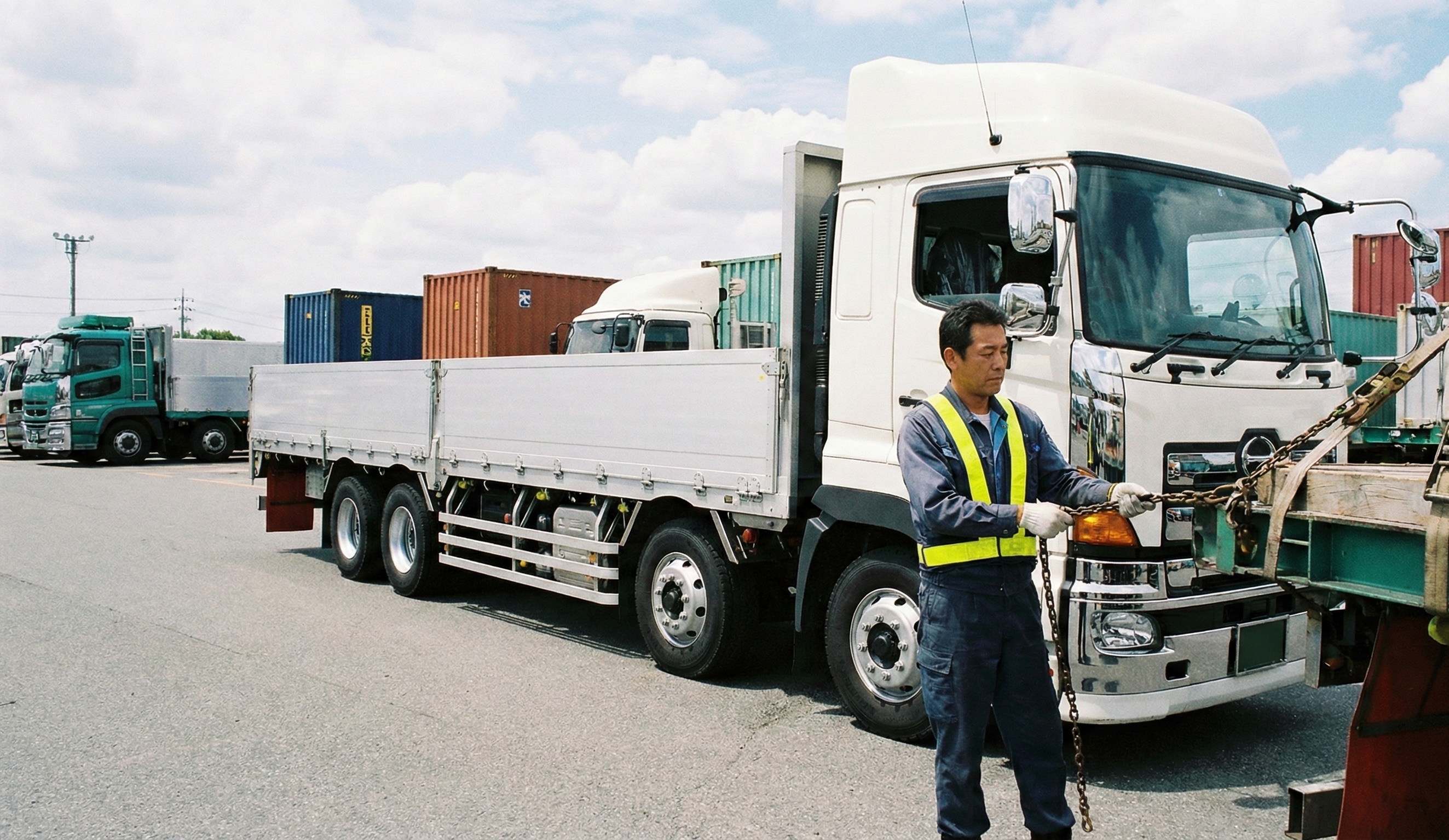 吉田海運株式会社 石川県金沢市無量寺3丁目70番地吉田海運株式会社　石川営業所の正社員 大型トラックドライバーの求人情報イメージ1
