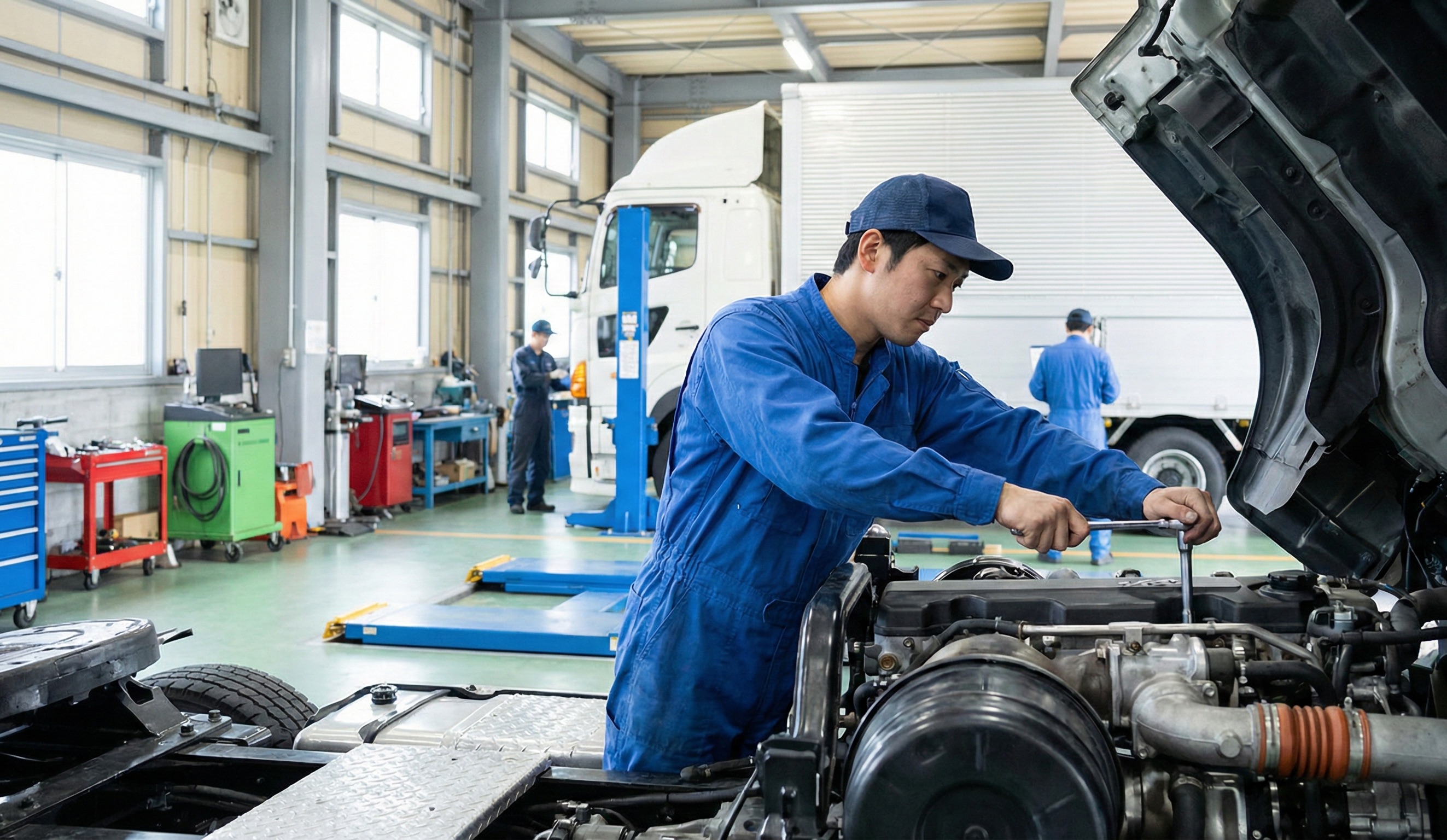 日ノ丸西濃運輸株式会社 島根県松江市東出雲町出雲郷1637-1日ノ丸西濃運輸（株）松江支店の正社員 自動車整備士の求人情報イメージ1