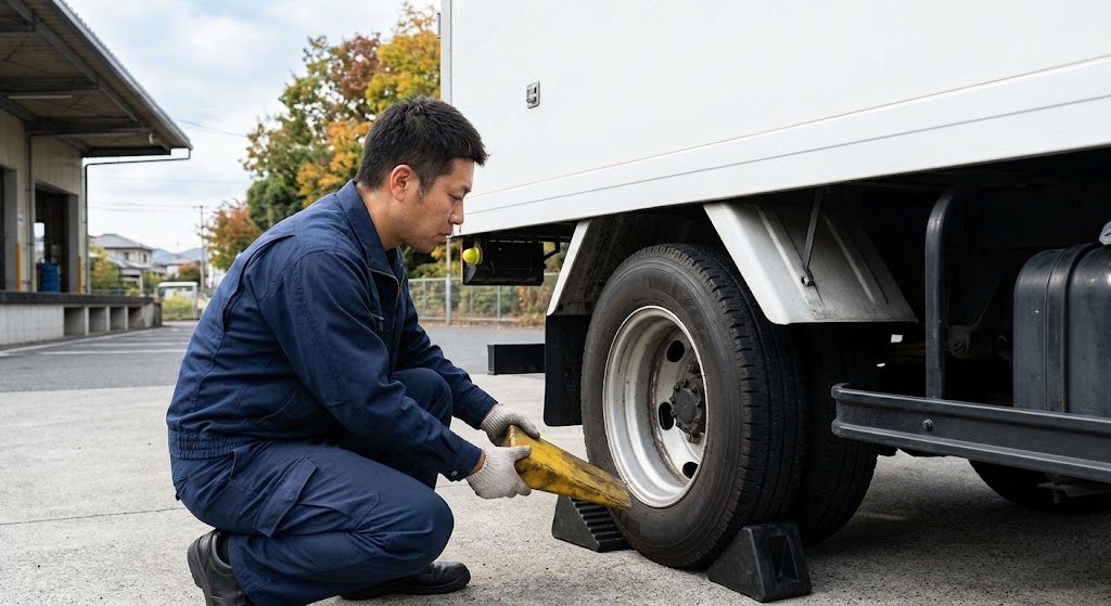 プロのドライバーは「輪止め」で差がつく！正しい使い方と安全意識が転職で武器になる理由