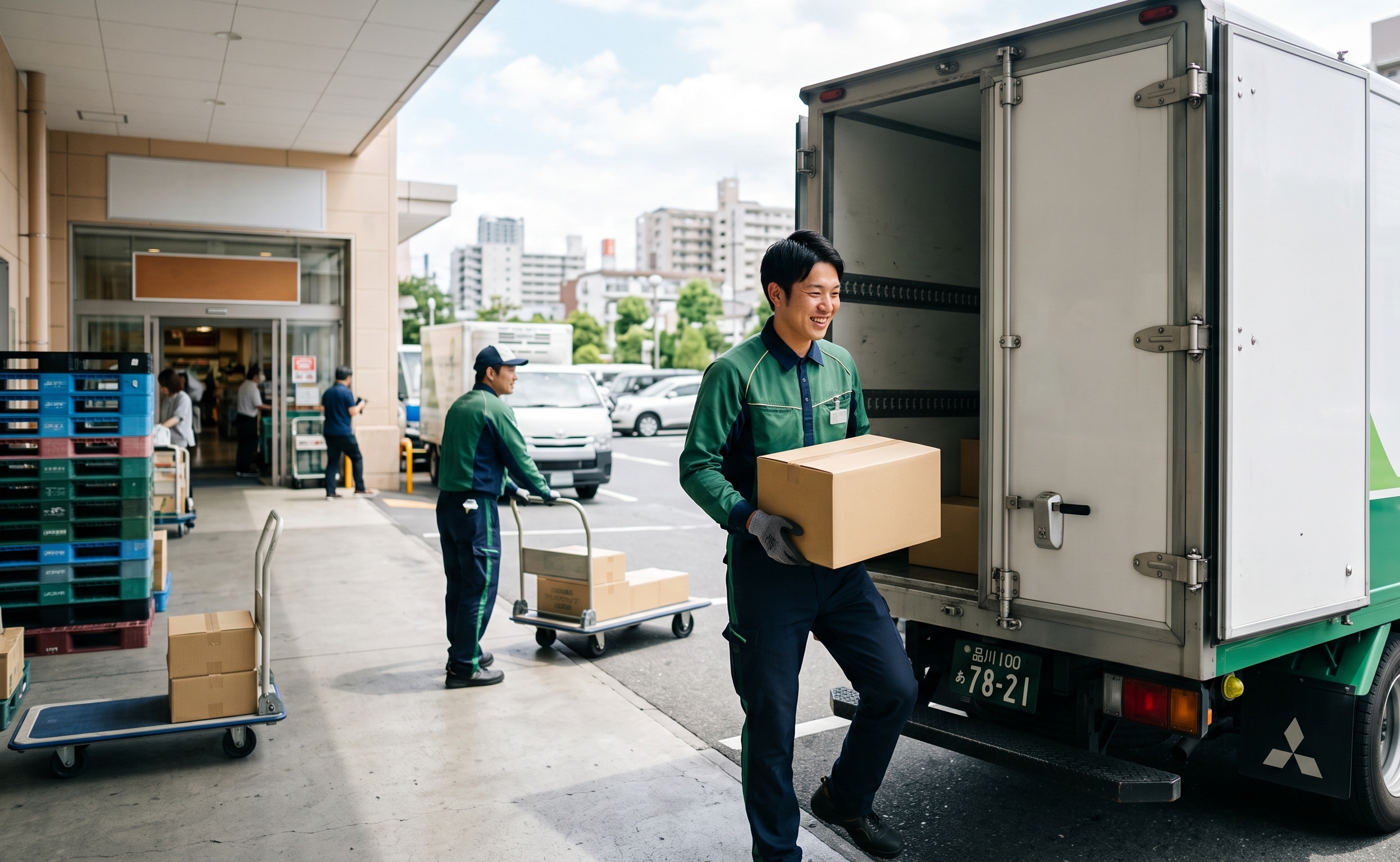 有限会社グリーンファイブクーリエ 千葉県市川市東菅野5-13-15の正社員 中型トラックドライバーの求人情報イメージ1