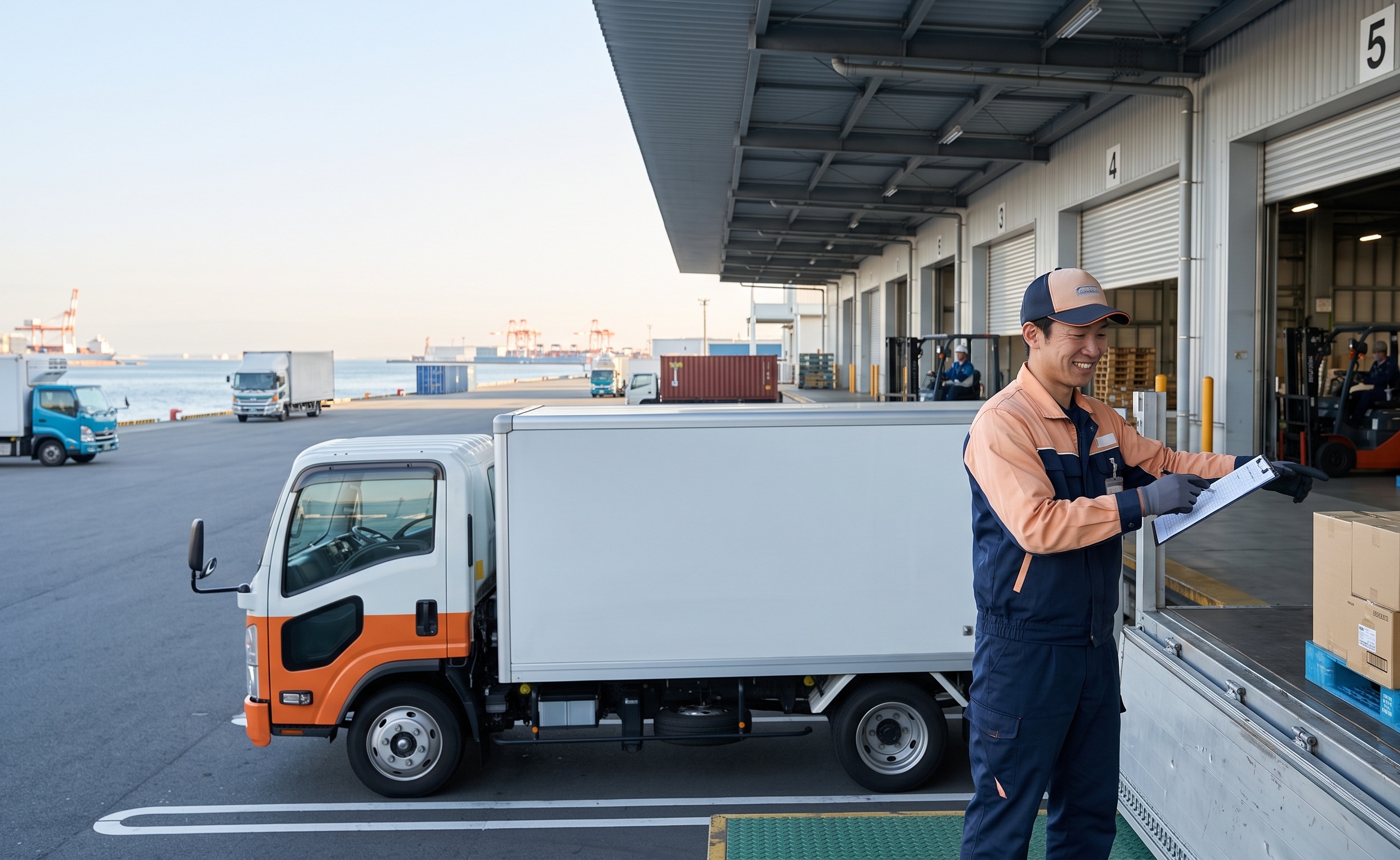 サザンポートライン株式会社 大阪府泉大津市なぎさ町8番8号の正社員 中型トラックドライバーの求人情報イメージ1