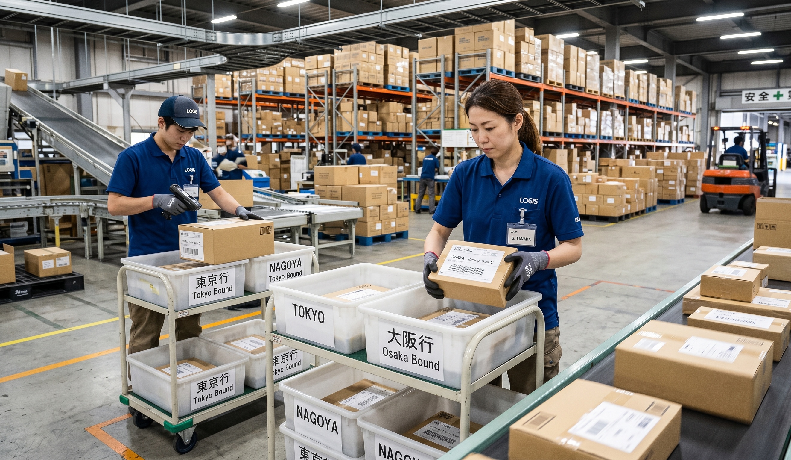 株式会社NTSロジ 東京都江東区新砂3-5-33新砂センターの正社員 倉庫作業員求人イメージ